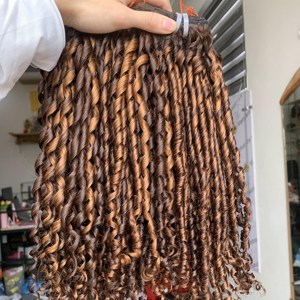 100% trame de cheveux humains vietnamiens non transformés bouclés Jerry Curls Remy Hair Grade - Product Image 1