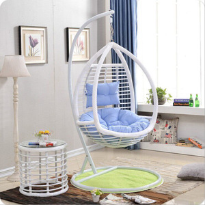 <span class=keywords><strong>Sedia</strong></span> a dondolo moderna in metallo con cuscino, in rattan intrecciato, per patio, giardino, <span class=keywords><strong>balcone</strong></span>, villa, cortile, <span class=keywords><strong>sedia</strong></span> sospesa <span class=keywords><strong>da</strong></span> esterno - Product Image 5