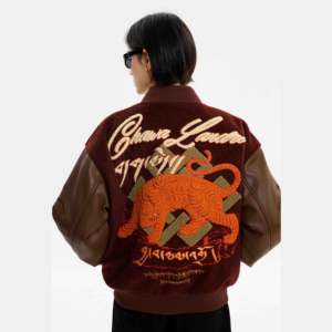 Veste universitaire en <span class=keywords><strong>cuir</strong></span> personnalisée avec manches en <span class=keywords><strong>cuir</strong></span>, broderie chenille, patchs logo vintage, style baseball, en laine, vente en gros - Product Image 3