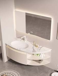 Miroir rectangulaire de salle de bain à poser au sol, série haut de gamme, simplicité moderne, luxe léger, laque résistante à l'eau - Product Image 4