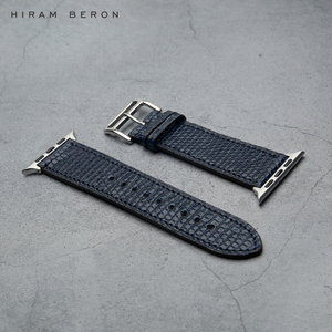 Bracelet de montre en cuir exotique style lézard sur mesure pour marque de <span class=keywords><strong>luxe</strong></span>, bracelet de montre texturé avec logo personnalisé, vente en gros en usine - Product Image 1