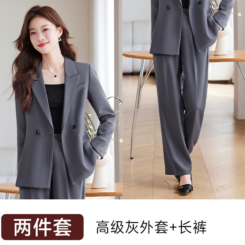 gray suit pants