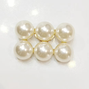 Ouro Metal cor liga com <span class=keywords><strong>6</strong></span> peça grande branco pérola sapato encantos clipes - Product Image 4