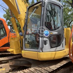 Excavadora hidráulica sobre orugas KOMATSU PC128US usada, motor original japonés de 13 toneladas y motor Mini excavadora de buena calidad - Product Image 4