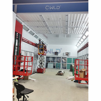 Cabine de peinture WLD-20M 20M pour remorque/bus/camion, cabine de peinture 20x5.5x6.2M à vendre, certifiée CE