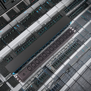 19inch rack-gắn IEC C13 PDU với chuyển đổi bảo vệ tăng điện áp ánh sáng và đồng hồ tiền điện phân phối thiết bị - Product Image 6