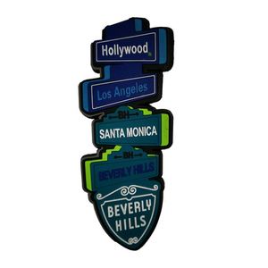 Aimants de réfrigérateur 3D en PVC souple sur mesure de haute qualité - Design moderne, étanches et réutilisables, idéaux pour la rentrée scolaire et les souvenirs touristiques - Product Image 1