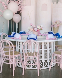 Silla Infantil de Mimbre Hecha a Mano, Muebles Infantiles de Mimbre Natural, Seguros, Ecológicos y Modernos para Decoración de Fiestas de Cumpleaños al Aire Libre - Product Image 6