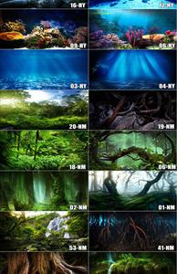 Thuis <span class=keywords><strong>Aquarium</strong></span> Decoratie Met <span class=keywords><strong>3D</strong></span> Hd <span class=keywords><strong>Wallpaper</strong></span> - Product Image 5