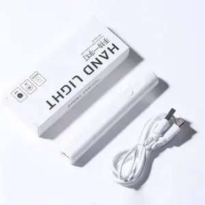 Novo logotipo personalizado LED Gel Polonês portátil USB 3W LED luz secador de unhas de cura rápida mini lâmpada UV LED para unhas