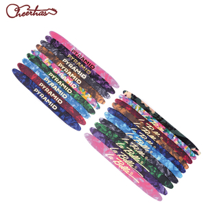 Durabilidad Estilo árabe Oud Guitarra Púas Colorido Durable Estampado en caliente Logo Celulosa Espesor personalizado Oud Guitar Picks - Product Image 6