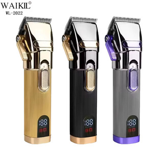Tondeuses électriques LED WAIKIL WL-<span class=keywords><strong>2022</strong></span> en gros – Tondeuses de barbier professionnelles rechargeables – Meilleures tondeuses et coupe-<span class=keywords><strong>cheveux</strong></span> réglables - Product Image 1