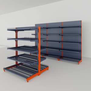 라이트 듀티 슈퍼마켓 선반 상품 상점 창고 보관 디스플레이 랙 신발 보관 랙 자동차 지붕 선반 유닛 - Product Image 5