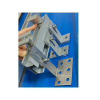 Système de panneaux solaires anodisés TP TP-L hors réseau pour toitures, avec crochets de fixation et supports de montage