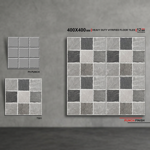 Carreaux de sol extérieurs antidérapants en porcelaine numérique robuste Green Design 40x40cm (400x400mm, 16x16 pouces) - Product Image 3
