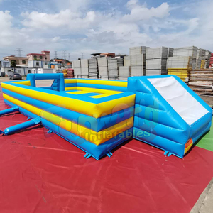 Aire de jeux gonflables géante pour extérieur, arène sportive, terrain de volley-ball gonflable avec trampoline pneumatique - Product Image 4