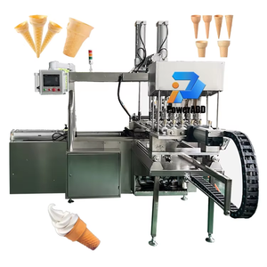 Machine professionnelle de fabricant de cône de crème glacée de gaufres de rouleau de bâton de gaufres d'oreiller - Product Image 1