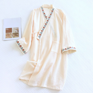 Pigiami per <span class=keywords><strong>Bambini</strong></span> Personalizzati all'Ingrosso, Abbigliamento da Notte in Cotone, Pigiami Ricamati e Stampati per Donne, Kimono e <span class=keywords><strong>Accappatoi</strong></span> in Cotone - Product Image 2