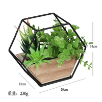 Tulipe artificielle hautement réaliste en PE écologique pour la décoration intérieure, avec pot en fer forgé
