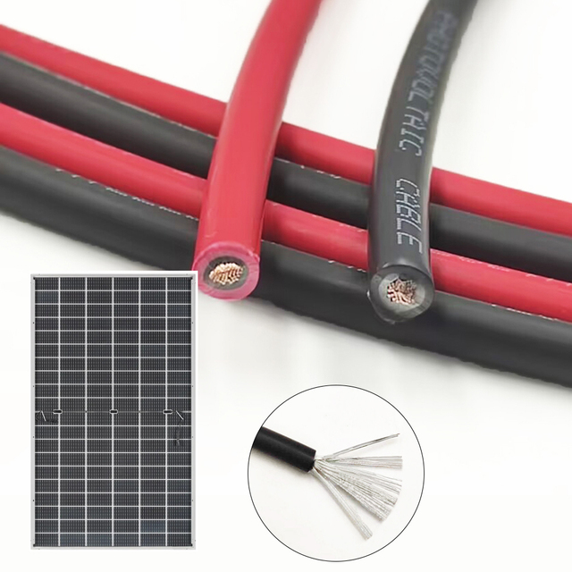 High Voltage Electricity TUV 6mm2 Pv Cables Solar Wire Cable Copper for Solar Panel