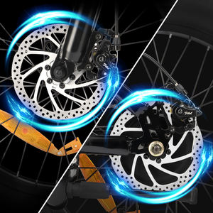 YVY Q20Mini 20 "48V 15Ah 팻 타이어 E 자전거 전기 먼지 산악 자전거 어린이 성인용 풀 서스펜션 전기 자전거 - Product Image 3