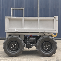 Elektrischer Raupenkipper 500kg Ferngesteuerter Allterrain-Transporter Bürstenloser Motor CE RC Mini-Dumper