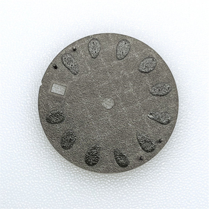 Esfera de Reloj con Textura de Meteorito, Marcadores <span class=keywords><strong>Luminosos</strong></span> de Metal Pulido en <span class=keywords><strong>3D</strong></span>, Compatible con NH35 Directo de Fábrica, Personalizable OEM - Product Image 5