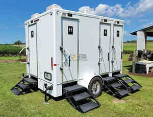 Nouvelle Remorque Sanitaire Portable de Luxe pour 2/4/6/8/10 Cabines, Toilettes Extérieures Publiques - Product Image 4