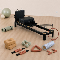 Nouveau Équipement Pilates Pliable en Métal pour la Maison, Ensemble de Machine Reformer Pilates Pliant en Aluminium pour Usage Domestique, Vente Flash