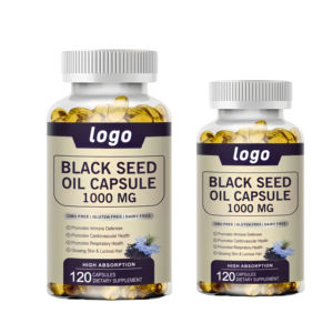 Cápsulas de Óleo de Semente Negra VitaHall Suplemento Herbal para Saúde Cardiovascular Extraído de Semente de Cominho Negro Softgel - Product Image 1