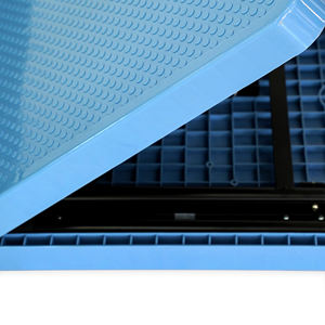 LT-109 पेशेवर प्लास्टिक कुत्ते सौंदर्य तालिका पर्यावरण के अनुकूल पालतू ग्रूमिंग टेबल एयर लिफ्ट 97x55x76 सेमी सफेद/गुलाबी ताजा गंध - Product Image 4