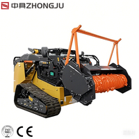Broyeur forestier hydraulique robuste de 36 à 72 pouces pour défrichage, compatible avec chargeuses compactes