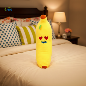 บอลลูนกล้วยพองลมไฟฟ้าพิมพ์ลายซิลค์สกรีนสีเหลืองขนาด 1.2 เมตร รุ่นโปรโมชั่น รูปหัวใจยิ้ม - Product Image 1