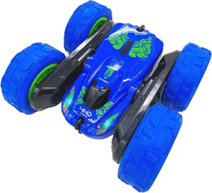 Coche de Acrobacias RC <span class=keywords><strong>Twister</strong></span> con Luz, Control Remoto de 2.4Ghz y 4 Canales, Coche de Acrobacias de Doble Cara con Tracción en las 4 Ruedas, Juguete Giratorio de 360 Grados para Niños - Product Image 2