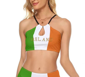 Bikini sexy para chicas adultas con estampado de doble capa y precio más barato de alta calidad personalizado con <span class=keywords><strong>bandera</strong></span> de <span class=keywords><strong>Sudáfrica</strong></span> - Product Image 6