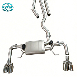 Sistema de Escape Valvetronic de Acero Inoxidable con Válvula Rytan, Sistema de Escape Catback para <span class=keywords><strong>BMW</strong></span> <span class=keywords><strong>330i</strong></span> 430i G20 G22 G23 G26 <span class=keywords><strong>2.0</strong></span> B48 de 2019 en Adelante - Product Image 1