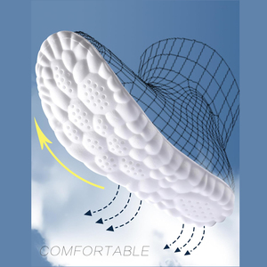Solette in <span class=keywords><strong>Memory</strong></span> <span class=keywords><strong>Foam</strong></span> per Uomo e <span class=keywords><strong>Donna</strong></span>, Comode Inserti Massaggianti per <span class=keywords><strong>Scarpe</strong></span> Sportive e da Lavoro, Traspiranti, Ammortizzanti e Lavabili - Product Image 4