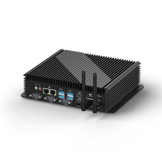 Intel Core I5 12th Gen Processor Fanless Industrial Mini Pc High Quality Desktop 9-36V DC Computer RS232/RS485 Support DIN Rail