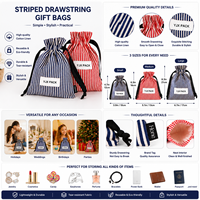 Sac à vêtements personnalisable, résistant à l'humidité, en tissu recyclé, avec cordon en lin et coton, impression tendance pour flacon de parfum ou d'huile essentielle