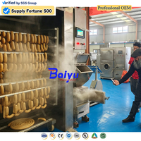 Qualité automatique de machine commerciale électrique de fumeurs de viande de Baiyu pour des composants de roulement de moteur de noyau de production de saucisse de maison de fumée