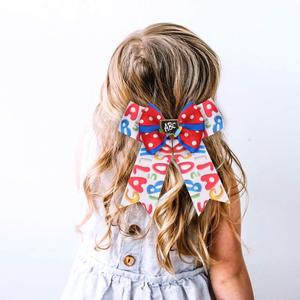 混合罗缎蝴蝶结发夹 - Product Image 3