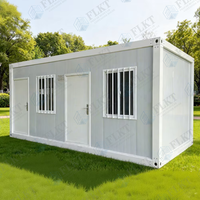 Unité de conteneur préfabriqué FLKT Net Zero, maison modulaire écologique en acier pour une vie durable