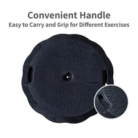 Entraîneur de balle d'équilibre demi entraînement d'entraînement de balle de yoga pour l'entraînement de base avec poignée de résistance
