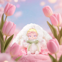 Lot de 6 figurines en vinyle et peluche Lucky Deer Nai V2 Secret Garden Series, boîte mystère, jouets décoratifs, figurines mignonnes, 100 % officiel, vente en gros