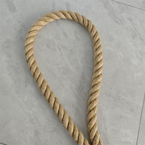 Denizcilik Manila Halatı 3 Katlı Bükümlü Sisal Jüt Halat Pilot Merdiveni Gemi Çekme 20mm 22mm Kenevir Halat - Product Image 2