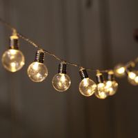 Lampes solaires à 10 led avec chaîne, double fonction, lumière de noël, nouveau STYLE, 2021