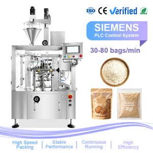 Automatic Meal Replacement Powder Rotary Packing Machine Walnut Powder Doypack Filling Packing Machine - Product Image 1