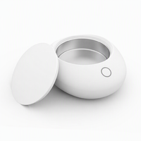 Nettoyeur ultrasonique portable pour la maison avec commande tactile en ABS et acier inoxydable pour une utilisation en chambre