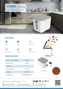 2024 mais recente chegada de aparelho elétrico de cozinha processador de resíduos de alimentos domésticos triturador de resíduos de alimentos