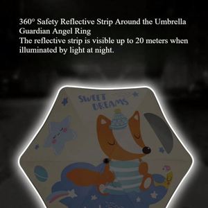 Kids Safety <b>Umbrella</b> with Rounded Tips, Lightweight Rain and Sun <b>Umbrella</b> for <b>Boys</b> and Girls, School Rain Gear Promotional Gift - Product Image 3